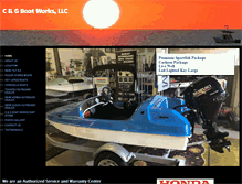 Tablet Screenshot of cgboatworksllc.com
